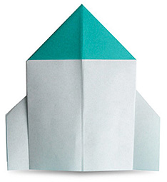 主页 纸艺手工 > 正方形手工折纸(火箭) 火箭的折纸方法 火箭的折纸