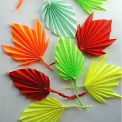 折纸树叶的方法步骤叶片的折法图解教程
