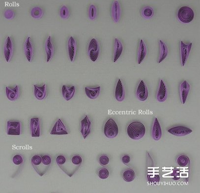 衍纸基础造型的做法衍纸卷法diy图解教程