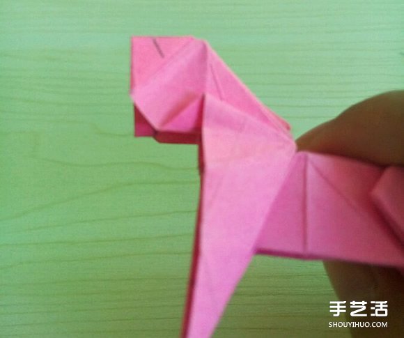 小松英夫的马折纸图解超详细立体马的折法教程