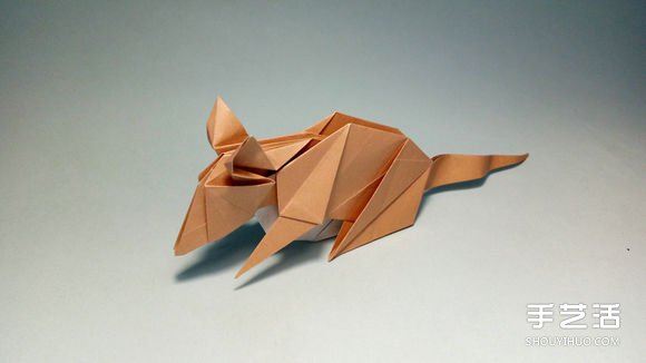 立体老鼠的折纸方法十二生肖老鼠的折法图解