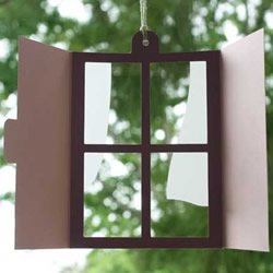 剪纸窗户小挂件手工制作 创意窗户风铃