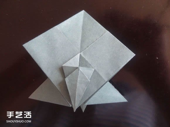 西方龙折纸教程图解折纸带翅膀龙的方法步骤