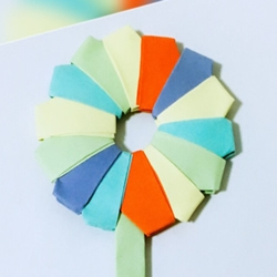 彩虹棒棒糖的折法图解儿童折纸棒棒糖的方法