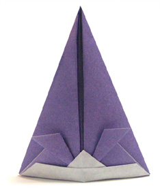 尖顶高帽折纸方法 -  www.shouyihuo.com