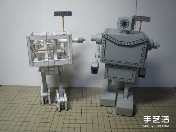 手工折纸机器人教案