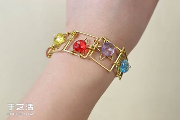 铜线手工制作手镯教程 自制铜线手镯DIY图解 -  www.shouyihuo.com