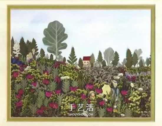 简单又好看的儿童树叶贴画图片大全  -  www.shouyihuo.com
