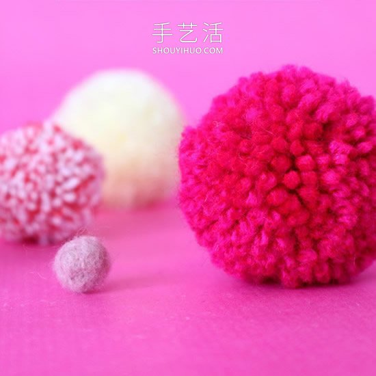 超详细毛线球的做法图解 一步一步带你做！ - www.shouyihuo.com